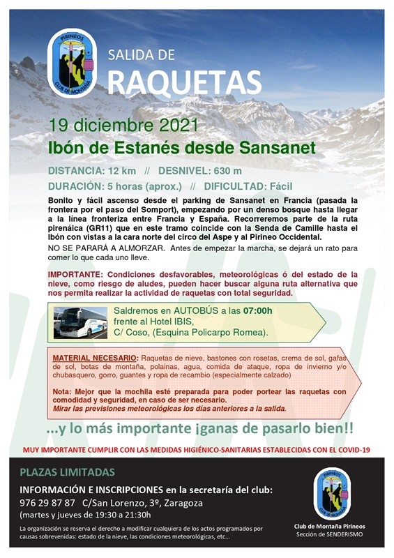 cartel SENDERISMO ibon Estanes 19-12-2021