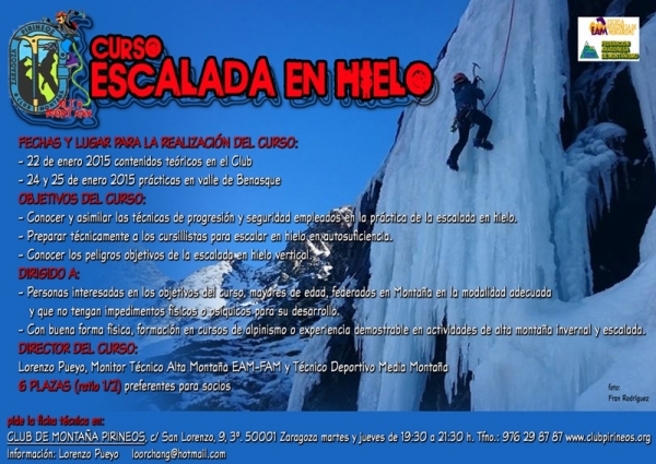 MINI cartel curso escalada en hielo 24 25 enero 2015 copia
