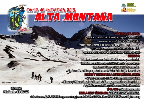 cartel curso alta montaña 2015 minicopia