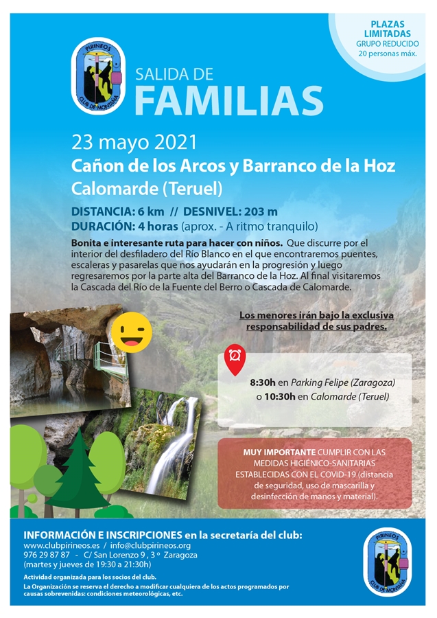 cartel FAMILIAS Calomarde 23-5-2021