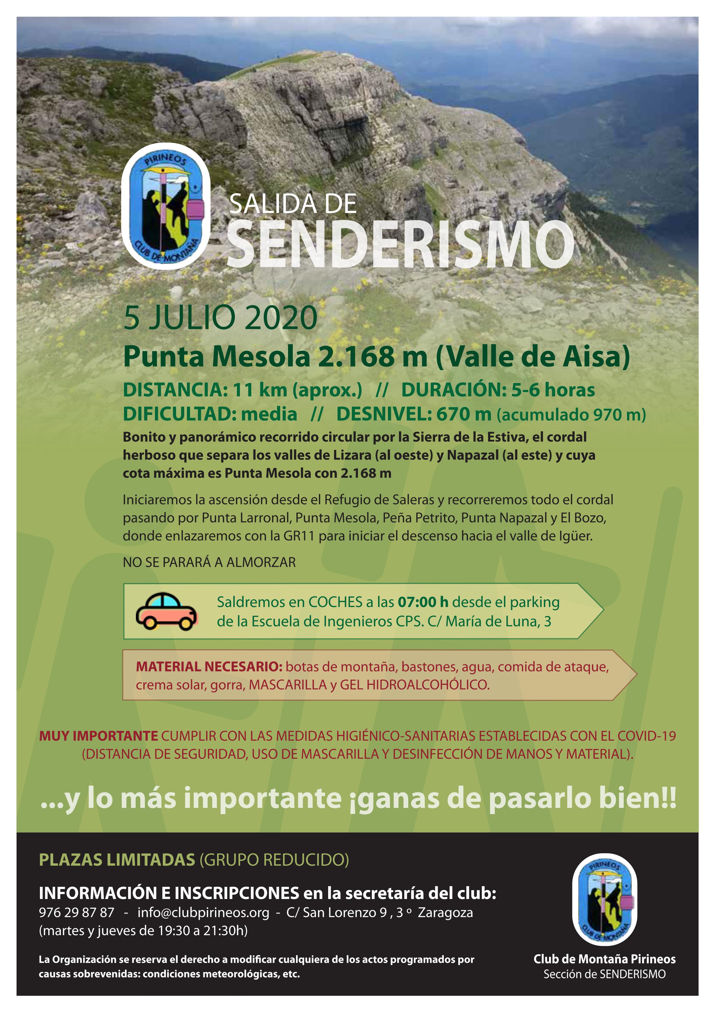 Cartel SENDERISMO Punta Mesola 5-7-2020 01