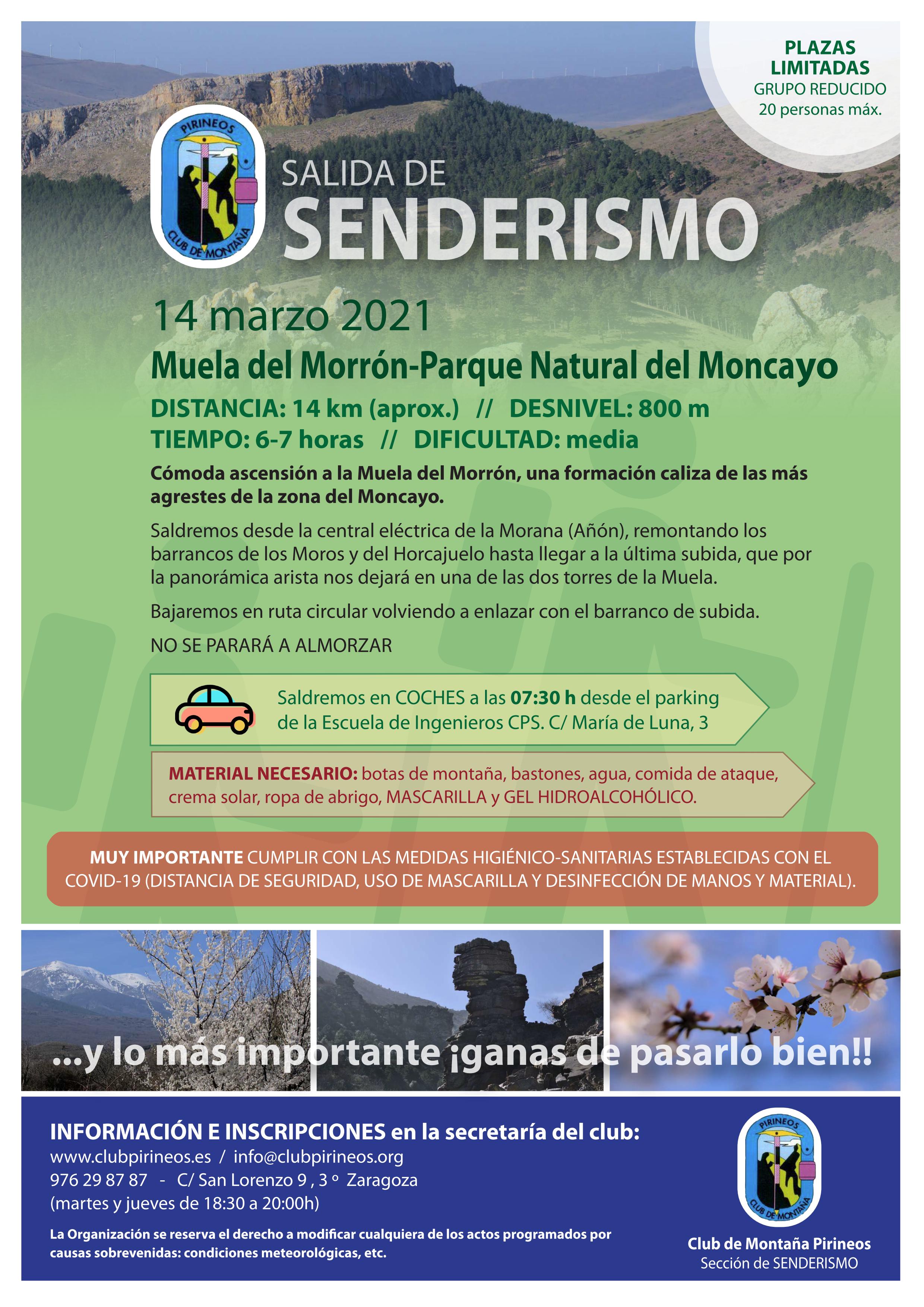 cartel SENDERISMO Muela Morron Moncayo 14-3-2021-1 01