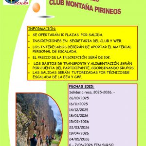 Salida promocional ESCALADA 26/10