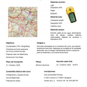 CURSO GPS Y NUEVAS TECNOLOGÍAS