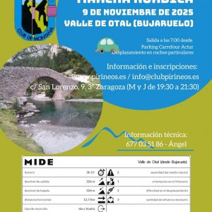 Marcha nórdica Valle de OTAL