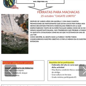 Ferratas para machacas 25 Cágate Lorito