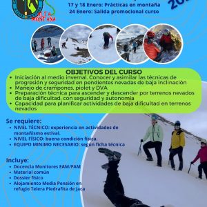 Curso de Iniciación al Montañismo Invernal 26