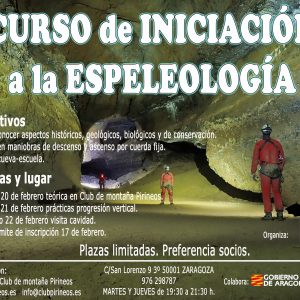 CURSO de INICIACIÓN a la ESPELEOLOGÍA 2026