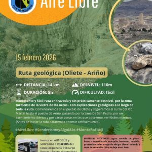 Ruta geológica (Oliete y Ariño)