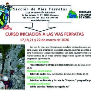 Curso Iniciación Vías Ferratas 26
