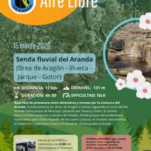 Senda Fluvial del Aranda + visita guiada Gotor