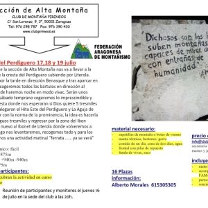 CRESTA DEL PERDIGUERO