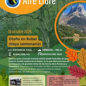 Otoño en BÚBAL